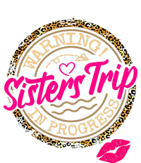 Warning Sisters Trip In Progress Girl Birthday Squad Kids Tie-Dye T-Shirt