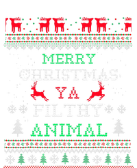 Merry Christmas Animal Filthy Ya Xmas Pajama Family Matching Tie-Dye T-Shirt