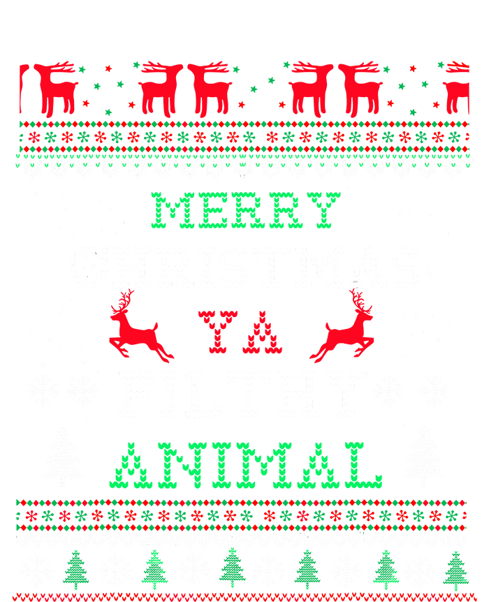 Merry Christmas Animal Filthy Ya Xmas Pajama Family Matching Tie-Dye T-Shirt