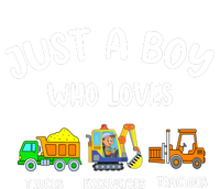 Just A Boy Who Loves Trucks Excavators Tractors Tank Top