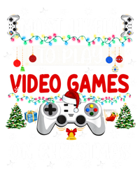 Most Likely To Play Video Games On Christmas Funny Gifts Stripe Pom Pom Beanie