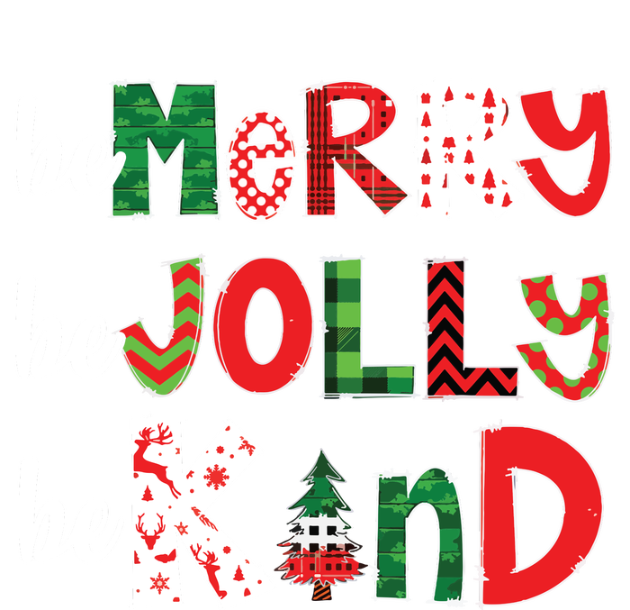 Be Merry Be Jolly Be Kind Merry Christmas Teacher Xmas Pjs Cooling Performance Long Sleeve Crew