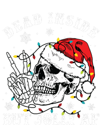 Dead Inside But Jolly Af Skeleton Santa Christmas Pajamas Premium T-Shirt