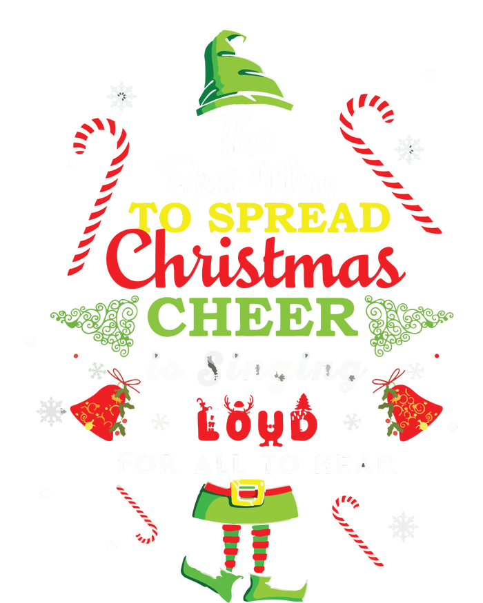 Spread Christmas Cheer Is Singing Loud Shirts Xmas Elf Pajama Baby Long Sleeve Bodysuit