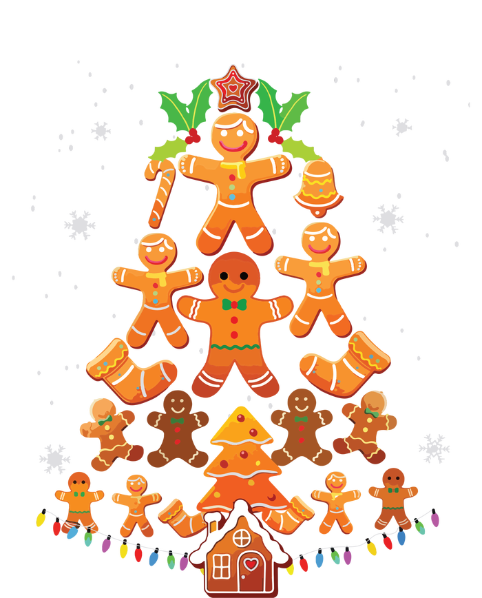 Jolly Gingerbread Christmas Tree Gingerbread Decor T-Shirt