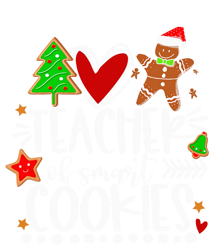 Christmas Teacher Of Smart Cookies Funny Cute Gingerbread  Bumper Sticker