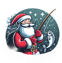 Christmas Funny Santa Merry Fishmas For Fishing Lovers Funny Gift Button