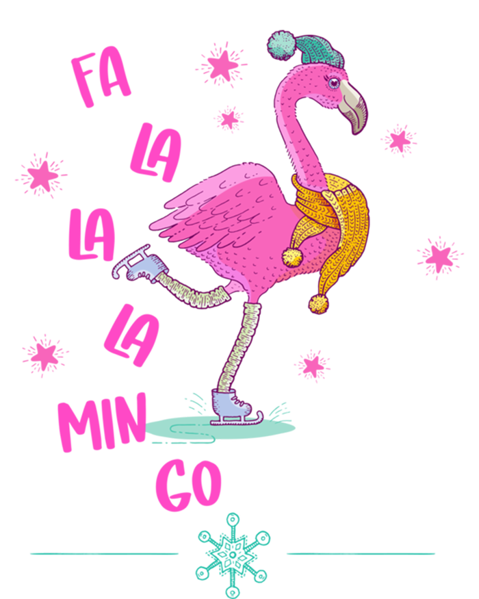 Fa La La Mingo Flamingo Funny Gift Sustainable Knit Beanie