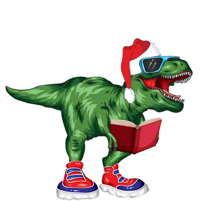 Fa Ra Ra Ra Rawr Funny Christmas Santa Trex Dinosaur Cute Gift Women's Racerback Tank