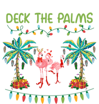 Funny Deck The Palms Merry Flamingo Christmas Light Gift Toddler Hoodie