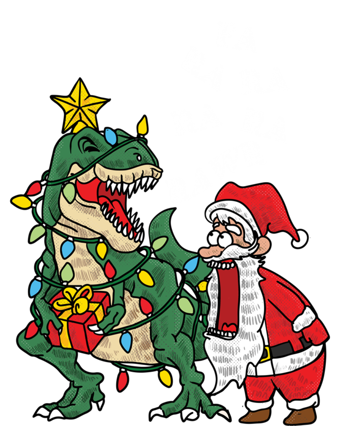 Funny Dinosaur Fa Ra Ra Rawr Rawr Christmas Funny Trex Xmas Gift T-Shirt