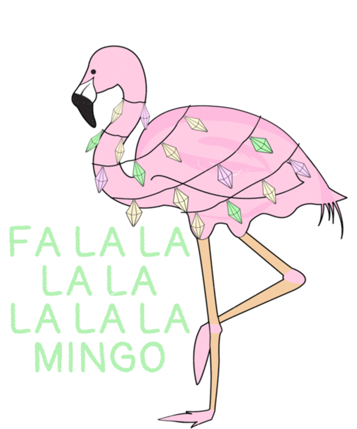 Funny Fa La La La Mingo Flamingo Christmas Gift Ladies Essential Flowy Tank