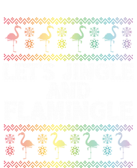 Let’S Jingle And Flamingle Christmas Pink Flamingo Party Gift Tie-Dye T-Shirt