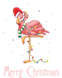 Merry Christmas Pink Flamingo Cute Xmas Costume Gift T-Shirt