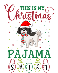 Shih Tzu Dog Xmas Light Funny This Is My Christmas Pajama Meaningful Gift Ladies Essential Flowy Tank