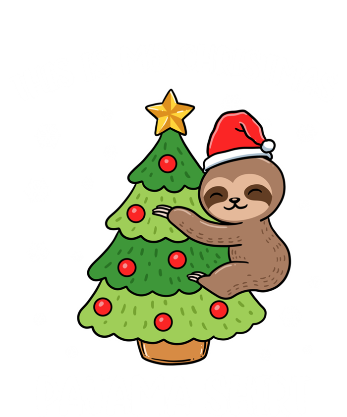 Sloth This Is My Christmas Pajama Gift Tank Top