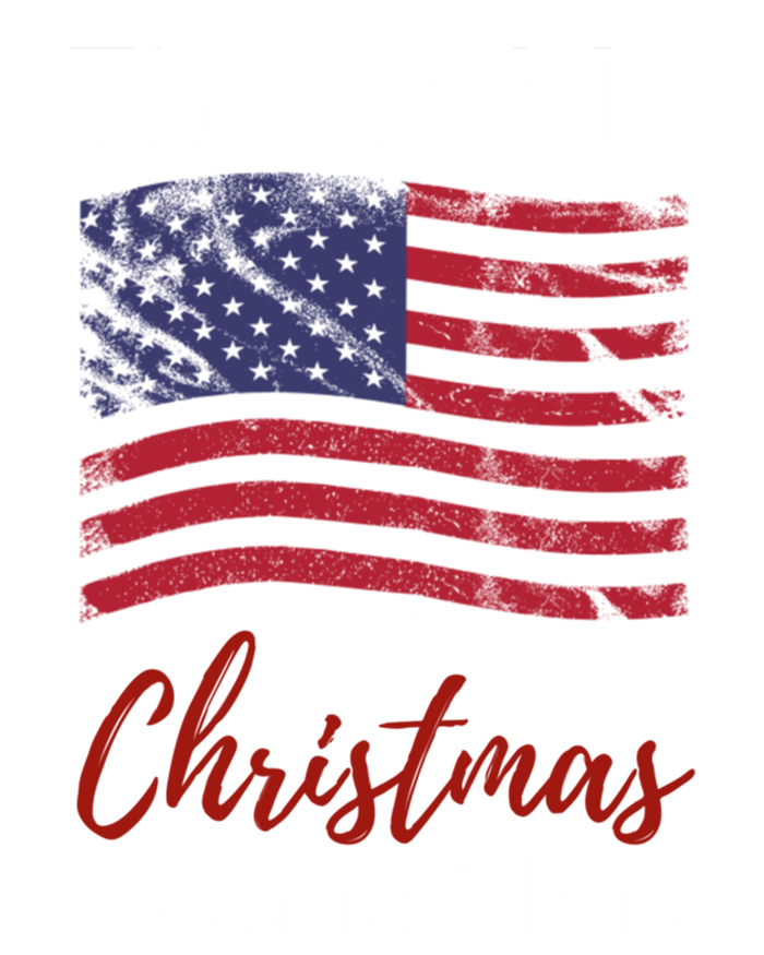 This Is My Christmas Pajama Usa American Flag Patriotic Gift Tall Sweatshirt