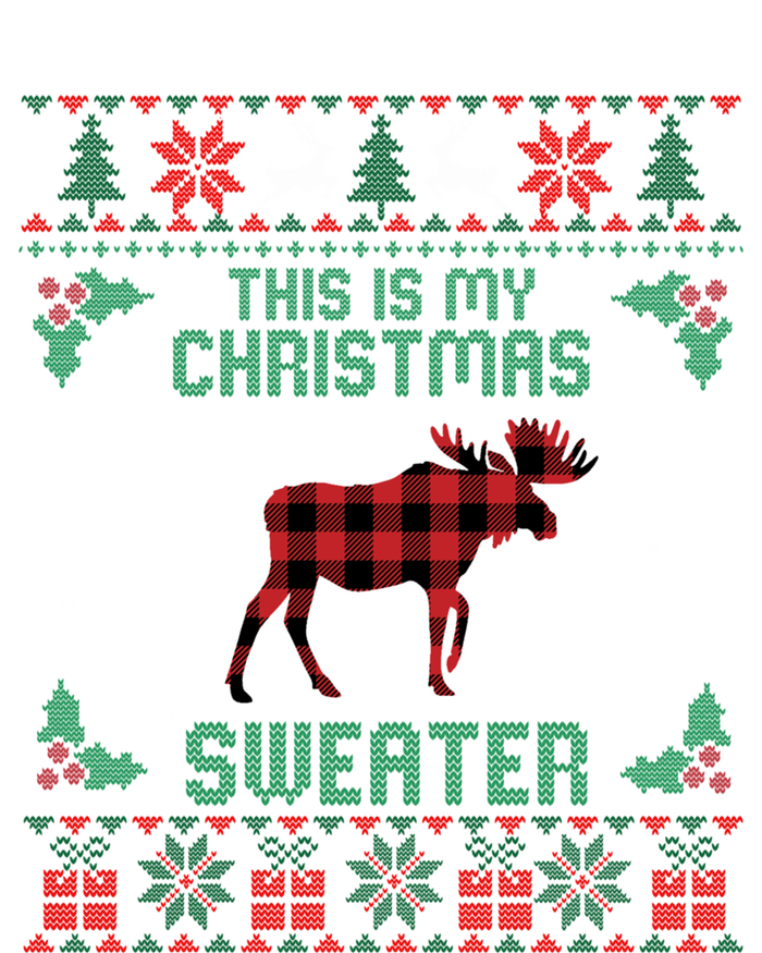 This Is My Christmas Sweater Moose Lover Funny Gift Ugly Xmas Gift Toddler Hoodie