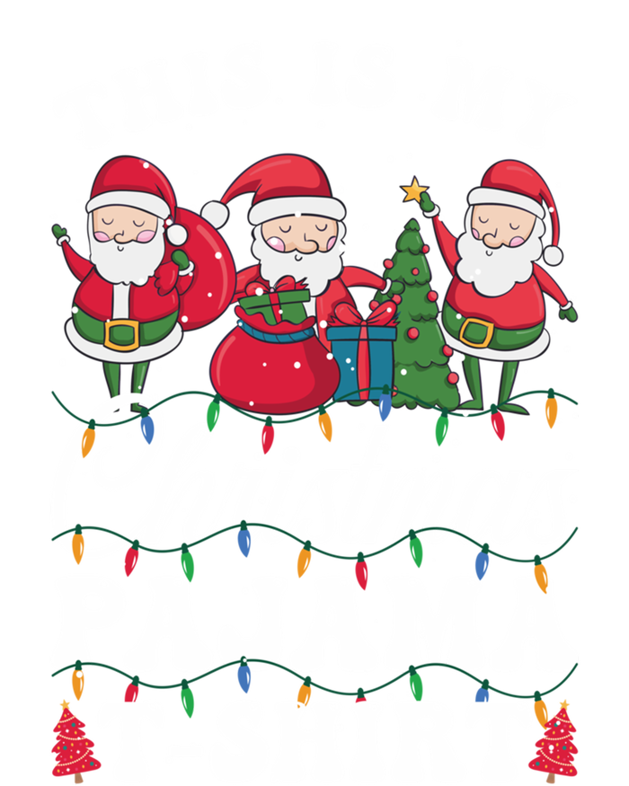 This Is My Santa Lovers Christmas Pajama Gift T-Shirt