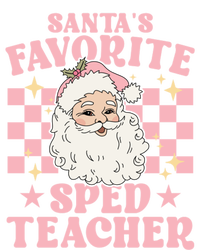 Vintage Pink Christmas Santas Favorite Sped Teacher Cute Gift T-Shirt