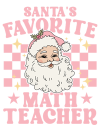 Vintage Pink Retro Christmas Santas Favorite Math Teacher Great Gift Magnet