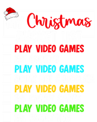 Xmas Bucket List Video Game Gamer Christmas Gift Mousepad