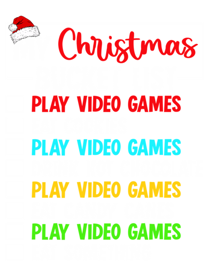 Xmas Bucket List Video Game Gamer Christmas Gift Mousepad