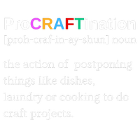 Procraftination Crafting Gift Button