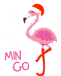 Fa La La La Mingo Flamingo Santa Pink Funny Christmas Cute Gift T-Shirt