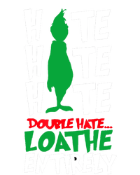 Hate Hate Double Hate Loathe Entirely Funny Christmas Women's T-Shirt