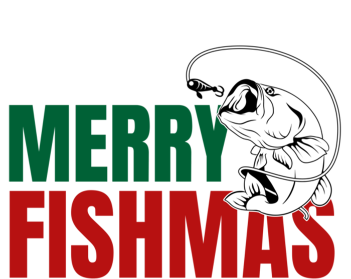 Bass Fish Merry Fishmas Gift Doggie Tank