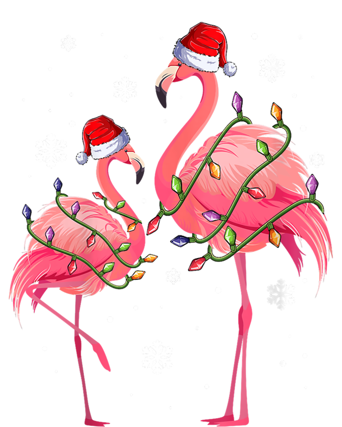 Cute Pink Flamingo Merry Flocking Christmas Cute Gift Kids Sweatshirt