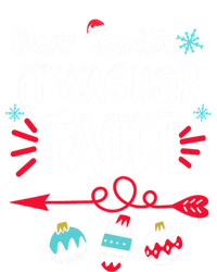 Dear Santa It Was Her Fault Funny Christmas Pajama Couples Gift Tall T-Shirt