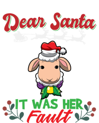 Dear Santa It Was Her Fault Siblings Matching Xmas Gift Premium T-Shirt