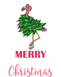 Flamingo Christmas Tree Merry Flocking Christmas Funny Pun Gift Toddler Hoodie