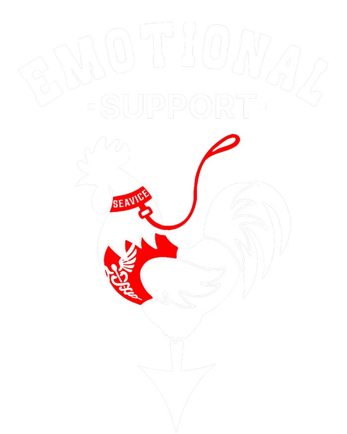 Chicken Emotional Support Cock Premium T-Shirt