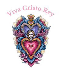 Viva Cristo Rey Sacred Heart Roman Catholic T-Shirt