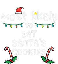 Most Likely Eat Santas Cookie Christmas Xmas Family Matching High Crown Mesh Back Trucker Hat