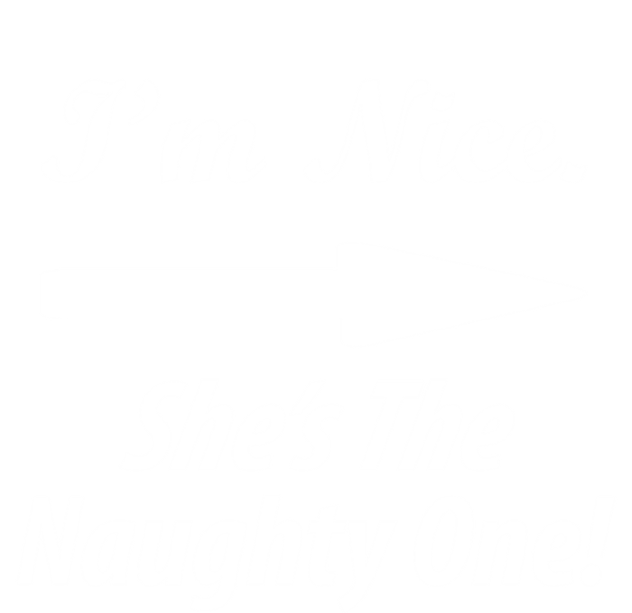 IM Nice SheS The Naughty One Gift Christmas Santa Claus Gift Tank Top