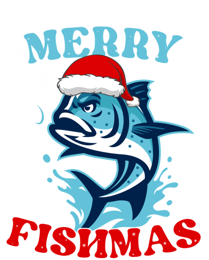 Merry Christmas Fishmas Funny Fishing Fish Great Gift Premium Hoodie