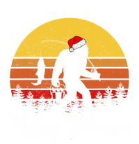 Merry Fishmas Bigfoot Fish Fishing Fisher Christmas Xmas Gift T-Shirt