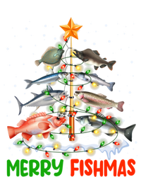 Merry Fishmas Funny Christmas Tree Lights Fish Fishing Rod Gift Toddler T-Shirt