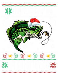 Merry Fishmas Funny Fish Fishing Fisher Ugly Christmas Gift Tall Hoodie