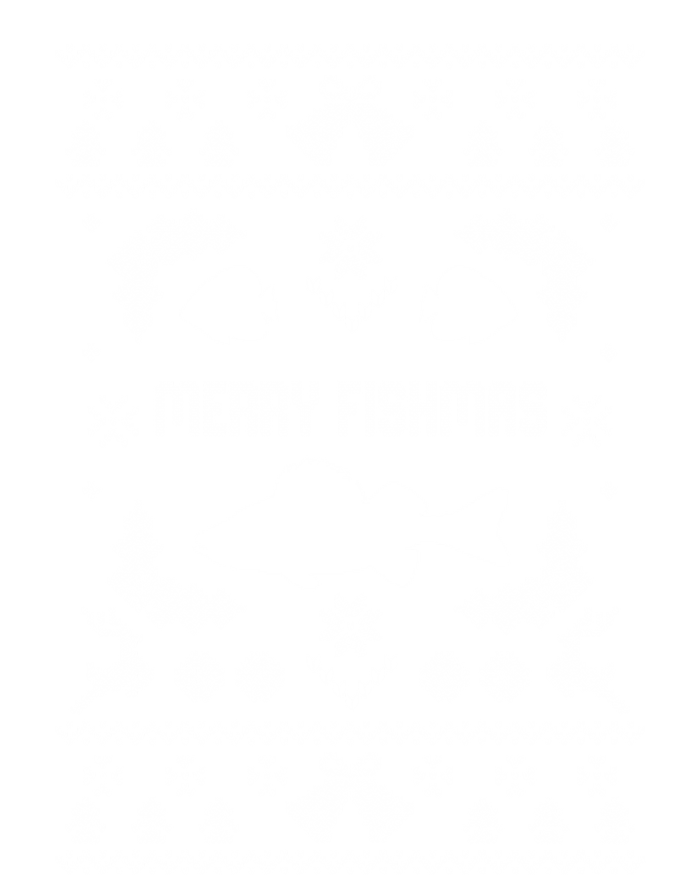 Merry Fishmas Ugly Fishing Christmas Bass Fish Xmas Gift V-Neck T-Shirt