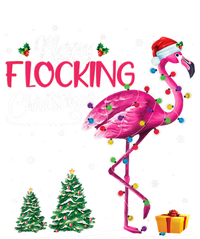 Merry Flocking Christmas Cute Flamingo Pink Santa Hat Cute Gift Tank Top