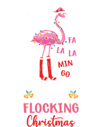 Merry Flocking Christmas Flamingo Hat Xmas Pj Costume Cute Gift T-Shirt