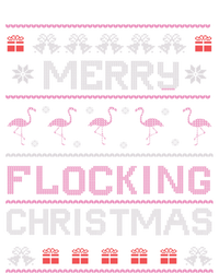 Merry Flocking Christmas Flamingo Ugly Christmas Sweater Gift Baby Bodysuit