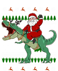 Santa Riding Dino Funny Christmas Ugly Sweater Gift T-Shirt