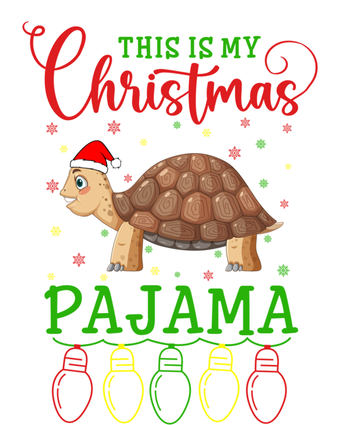 Turtle Santa Hat Xmas Light This Is My Christmas Pajama Meaningful Gift Tall Hoodie