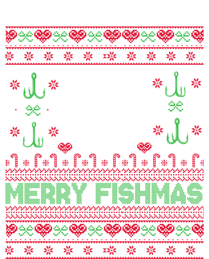 Ugly Fishing Christmas Bass Fish Merry Fishmas Funny Gift T-Shirt